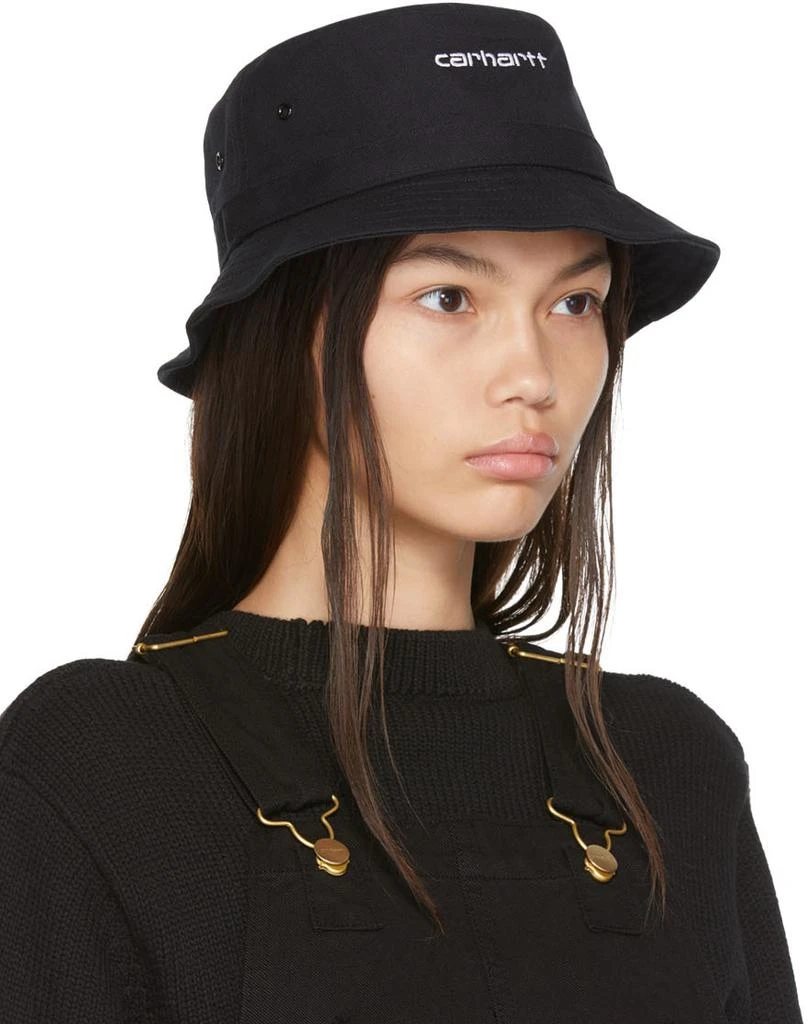 商品Carhartt WIP|Black Script Bucket Hat,价格¥164,第2张图片详细描述