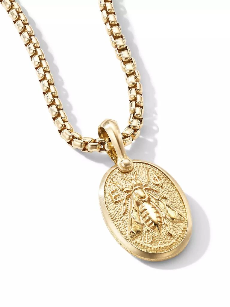 商品David Yurman|Petrvs Bee Amulet in 18K Yellow Gold,价格¥12628,第3张图片详细描述