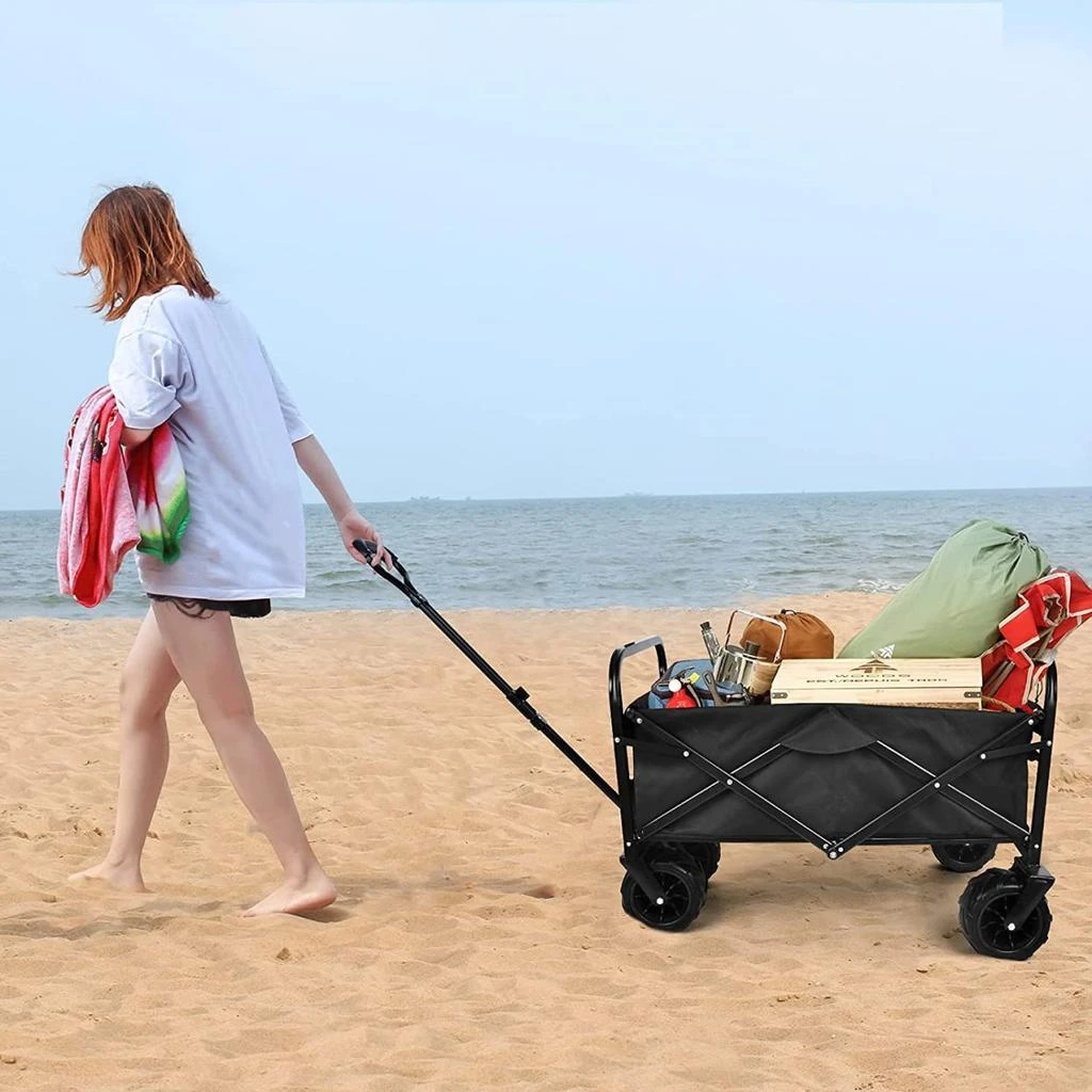 商品Simplie Fun|Heavy Duty Folding Portable Cart Wagon,价格¥1627,第5张图片详细描述