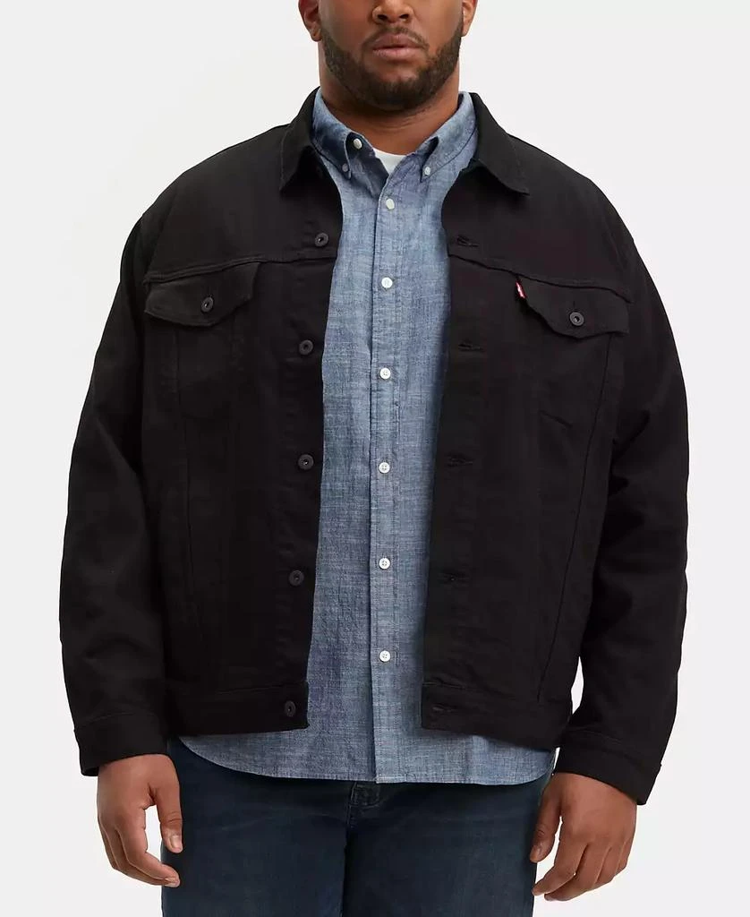 商品Levi's|Men's Big & Tall Stretch Denim Trucker Jacket,价格¥464,第1张图片