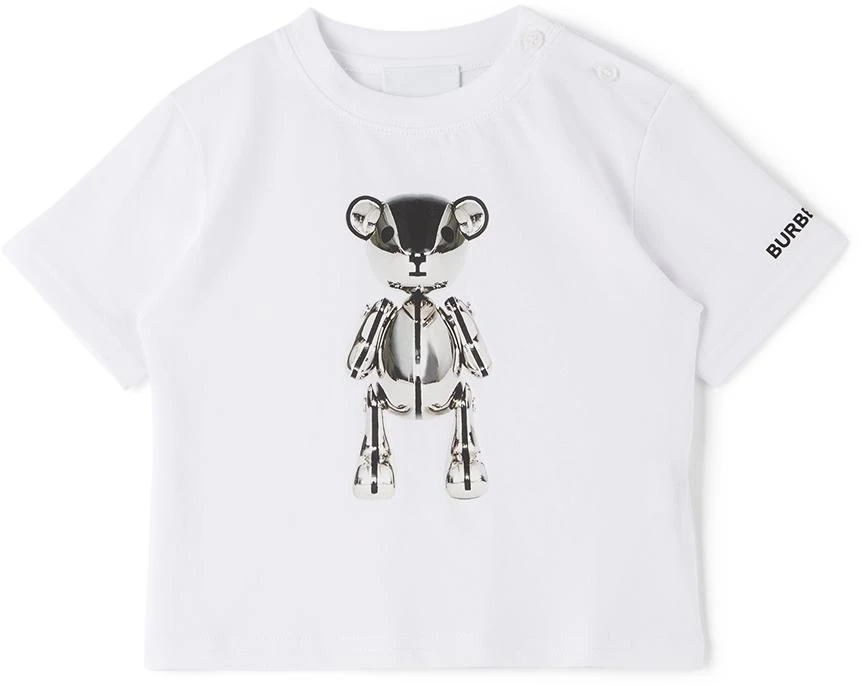 商品Burberry|Thomas Bear Print 婴儿 T 恤,价格¥1231,第1张图片