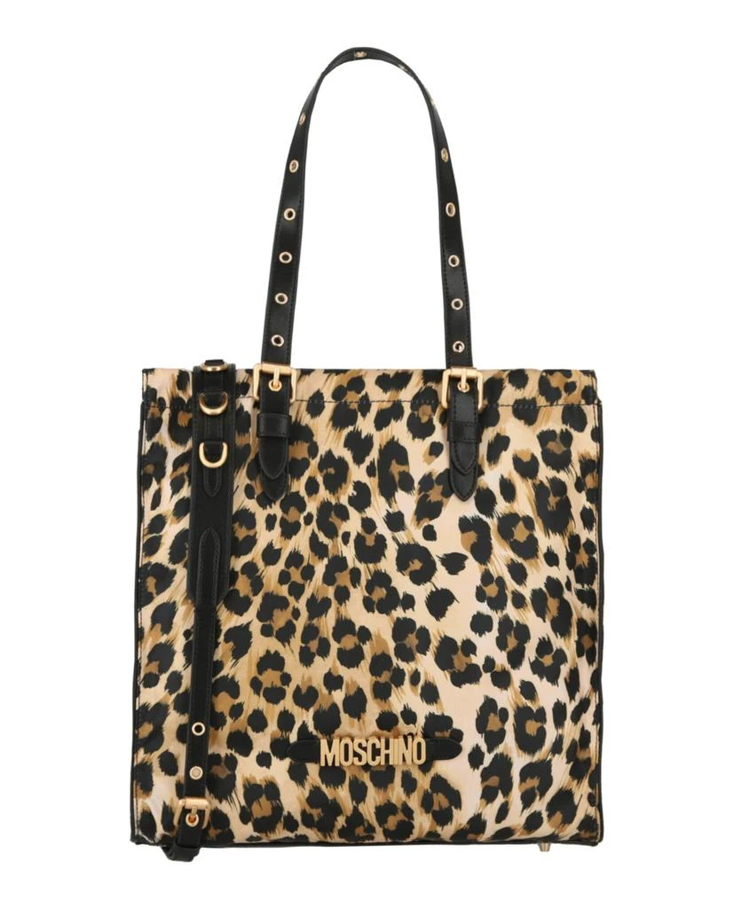 商品Moschino|Leopard Print Tote Bag,价格¥4547,第1张图片