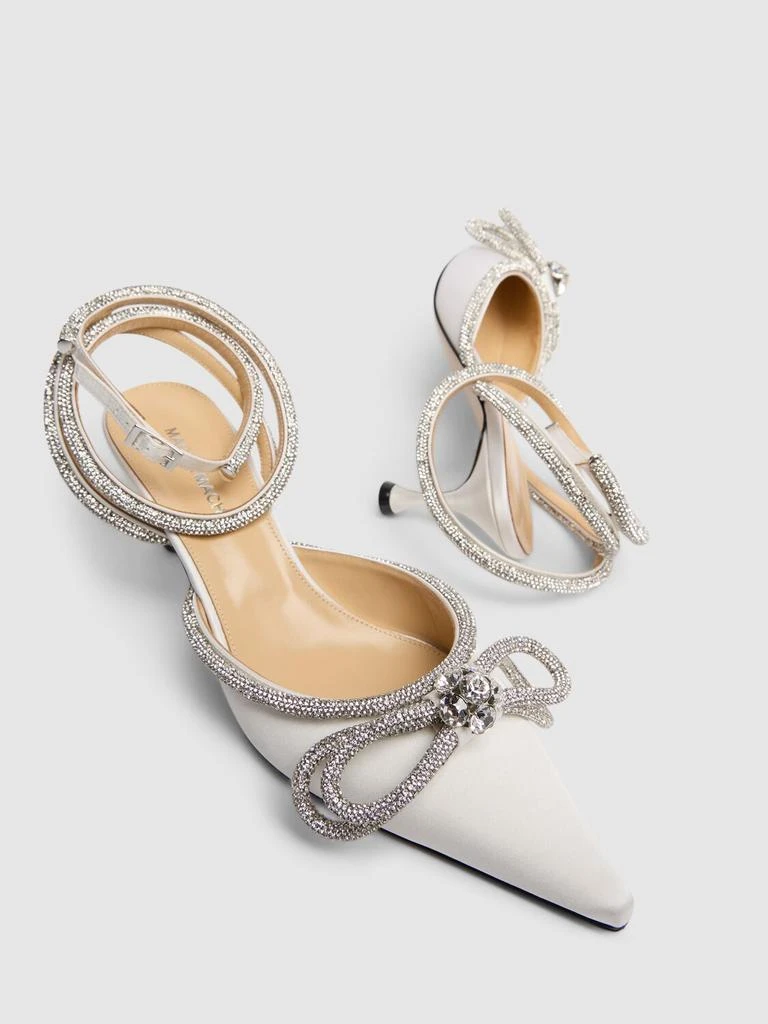 商品Mach & Mach|65mm Double Bow Silk Satin Pumps,价格¥6836,第2张图片详细描述