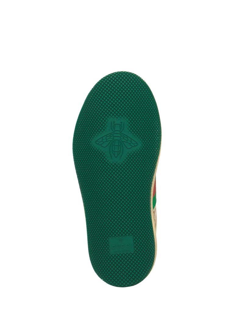 商品Gucci|Gg Canvas Sneakers W/ Web Detail,价格¥4022,第6张图片详细描述