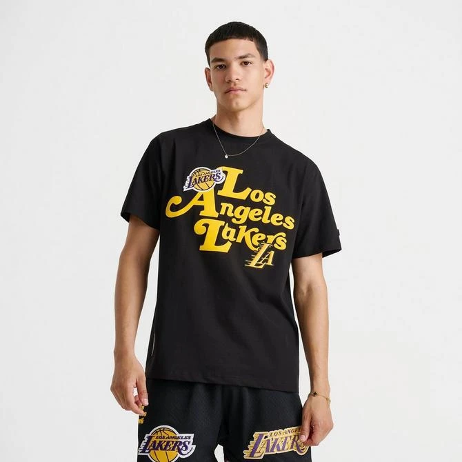 商品Pro Standard|Men's Pro Standard Los Angeles Lakers NBA Souvenir T-Shirt,价格¥372,第3张图片详细描述