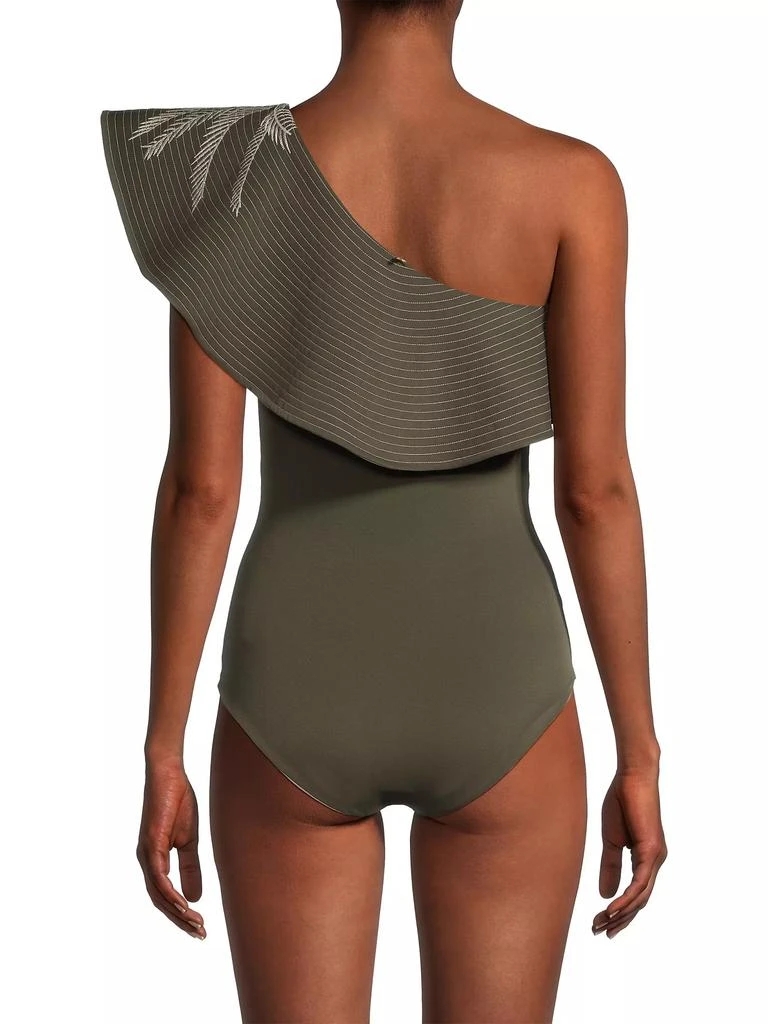 商品Juan de Dios|Tucan Embroidered Reversible One-Piece Swimsuit,价格¥1080,第5张图片详细描述