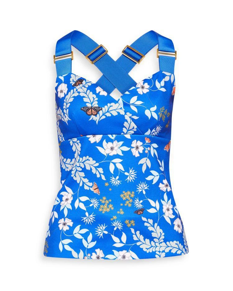 商品Ted Baker London|Ted Baker Kyoto Gardens Crossover Top,价格¥519,第4张图片详细描述