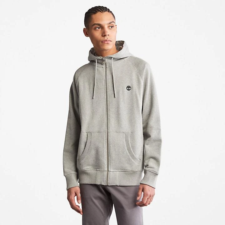 商品Timberland|Exeter River Zip-front Hoodie for Men in Grey,价格¥829,第1张图片