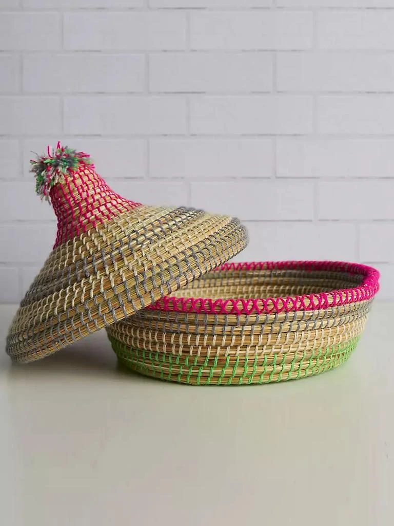 商品Verve Culture|Moroccan Bread Basket with Domed lid,价格¥358,第2张图片详细描述