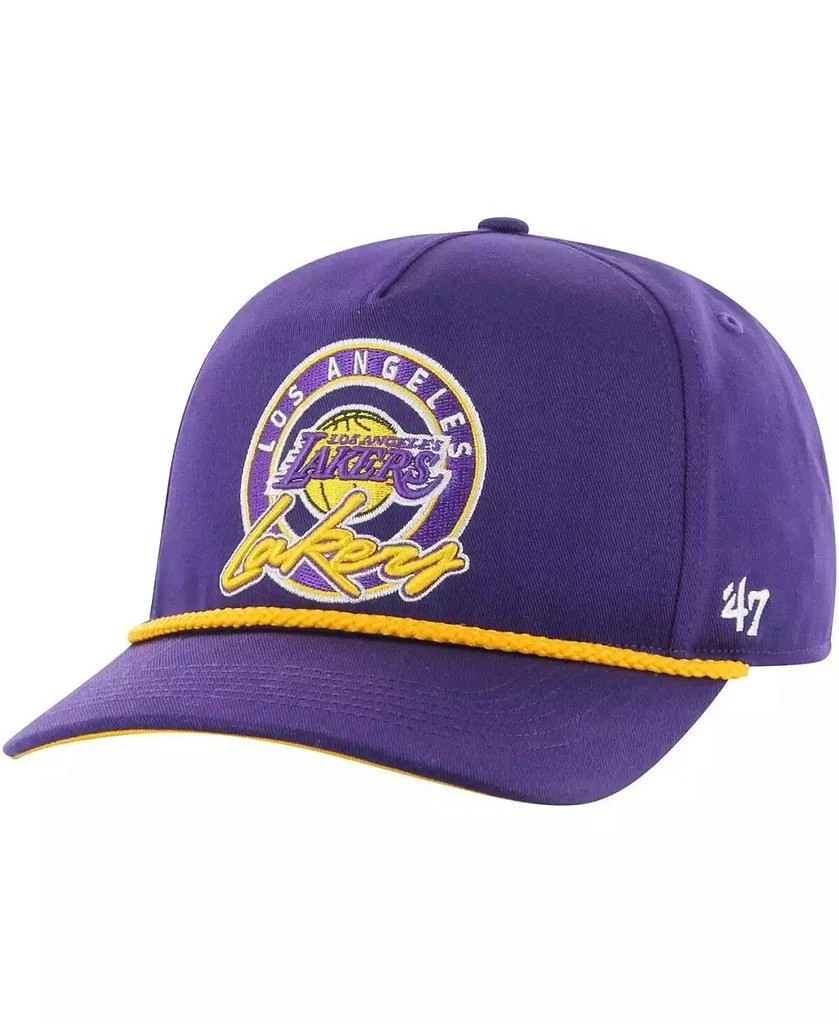 商品47 Brand|Men's Purple Los Angeles Lakers Ring Tone Hitch Snapback Hat,价格¥285,第1张图片