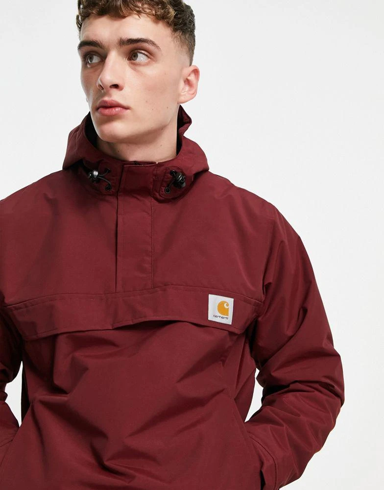 商品Carhartt|Carhartt WIP winter nimbus pullover jacket in burgundy,价格¥863,第3张图片详细描述