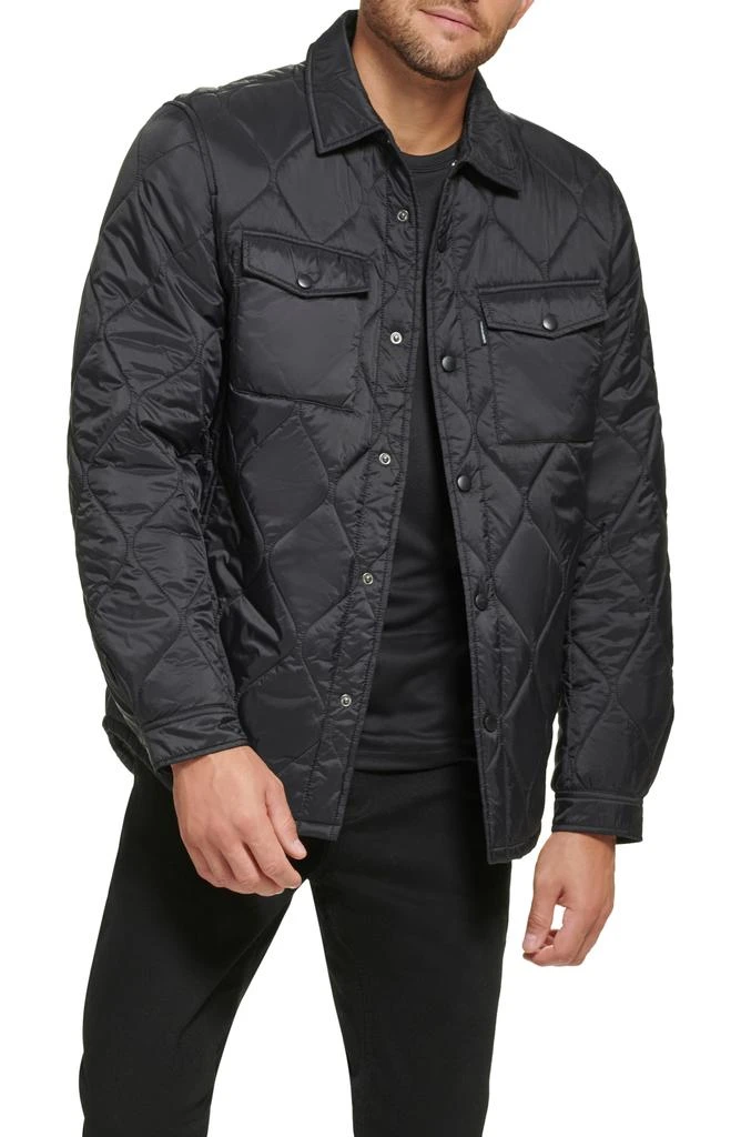 商品Calvin Klein|Water Resistant Quilted Shirt Jacket,价格¥456,第1张图片