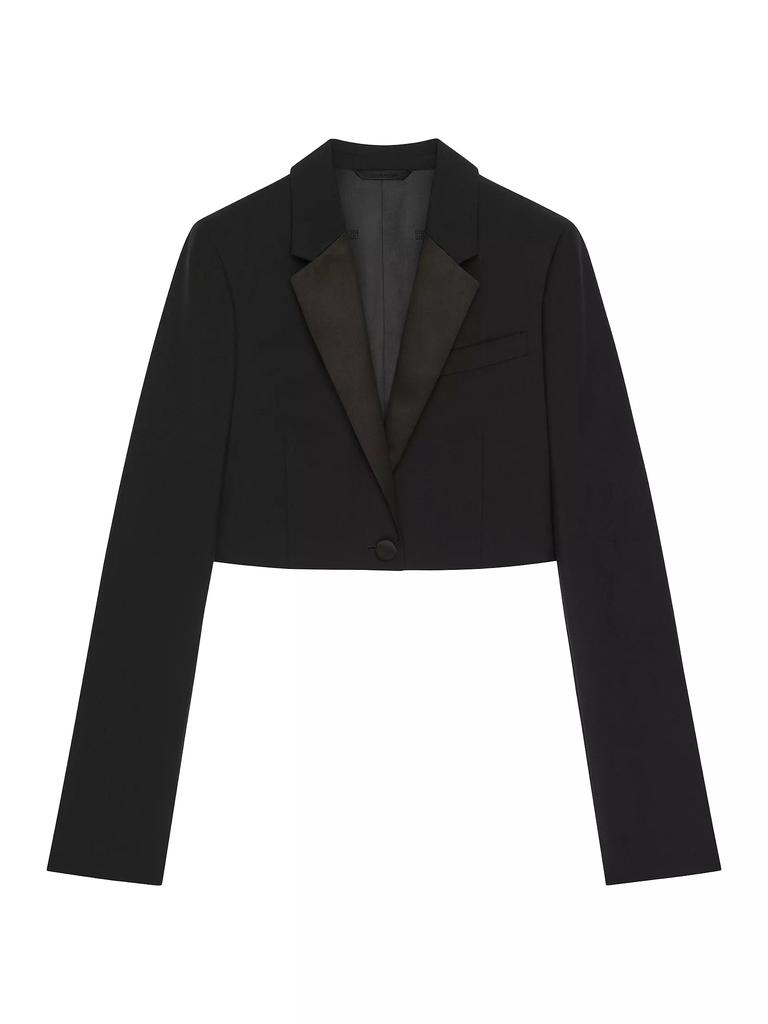 【関税＆送料込み】Givenchy Cropped Coat Givenchy Cropped Jacket in Wool and Mohair - Jackets - Free