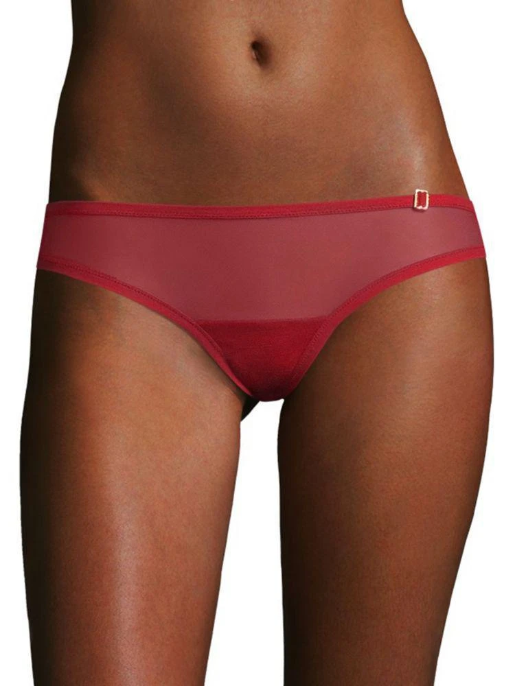 商品La Perla|Mesh Elasticized Thong,价格¥270,第4张图片详细描述