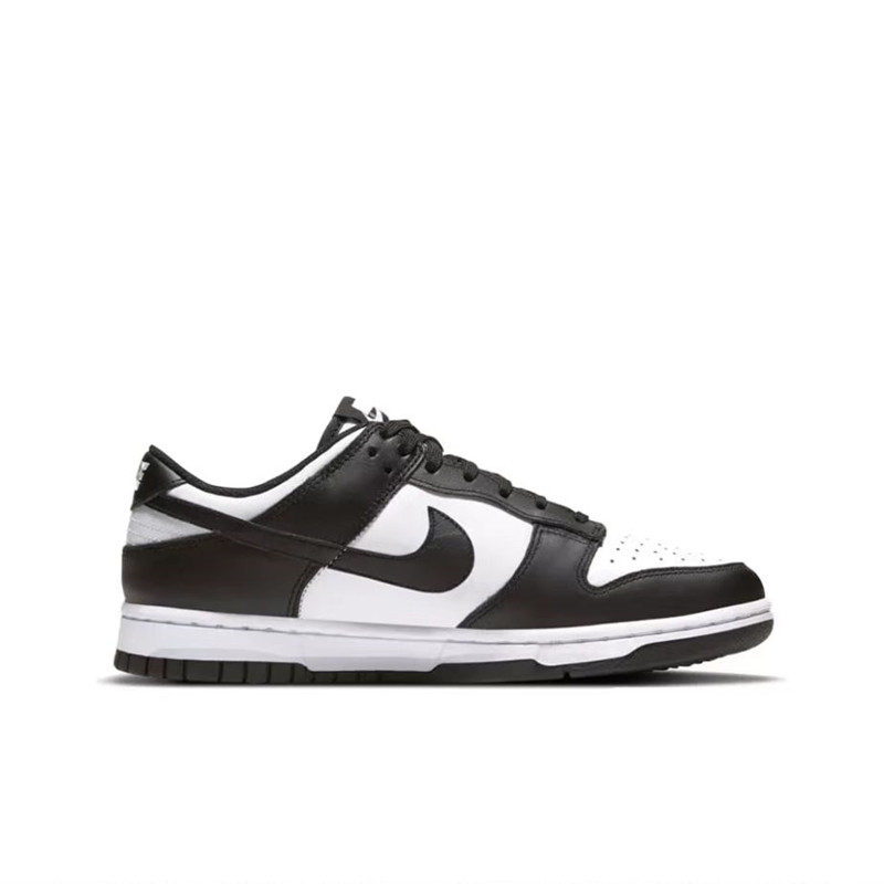 NIKE DUNK LOW WHITE/BLACK 熊猫低帮复古板鞋 女款商品第2张图片规格展示