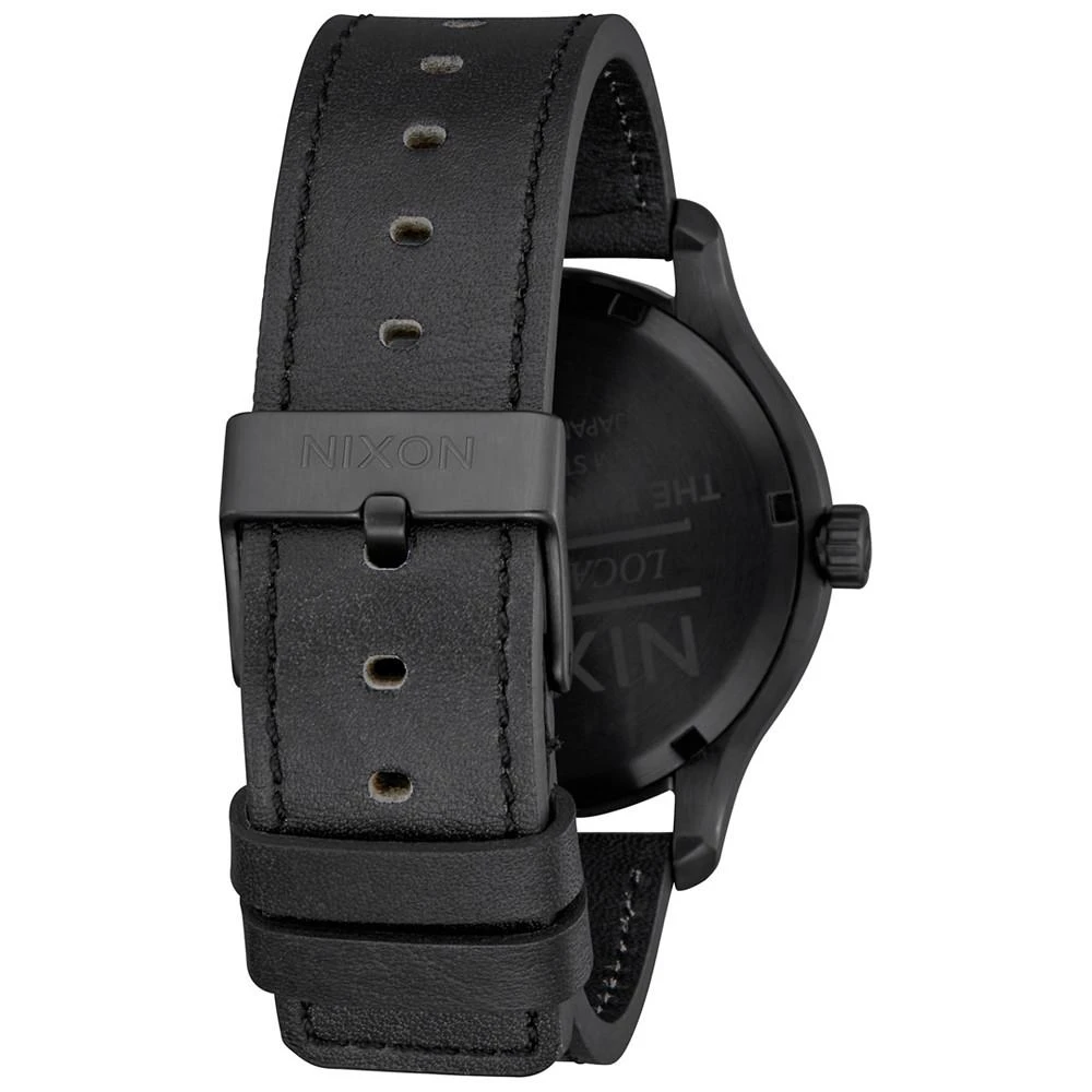 商品Nixon|Men's Patrol Leather Strap Watch 42mm,价格¥1281,第4张图片详细描述