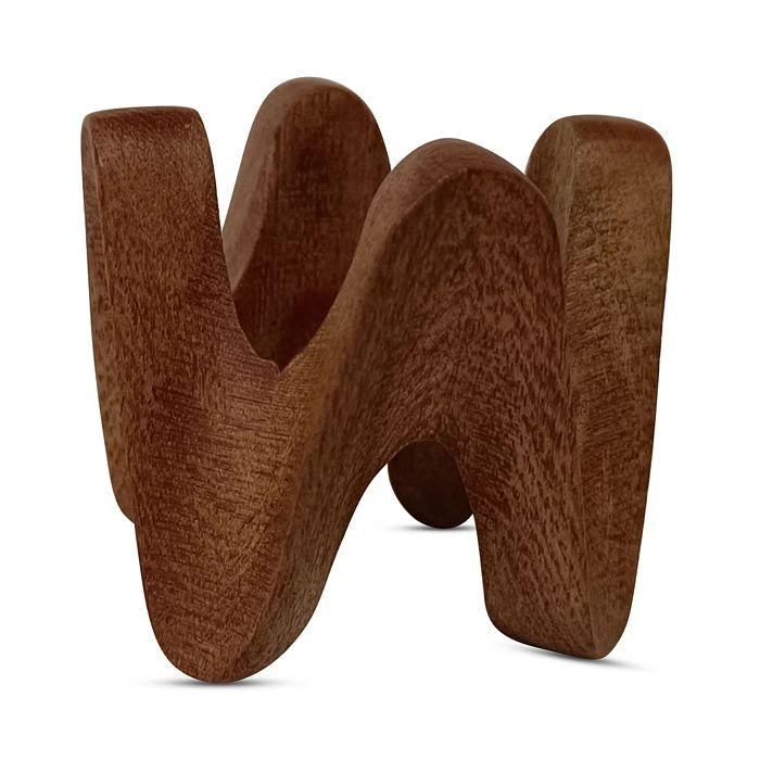 商品Aman Imports|Wooden Chevron Napkin Ring - Exclusive,价格¥96,第1张图片详细描述