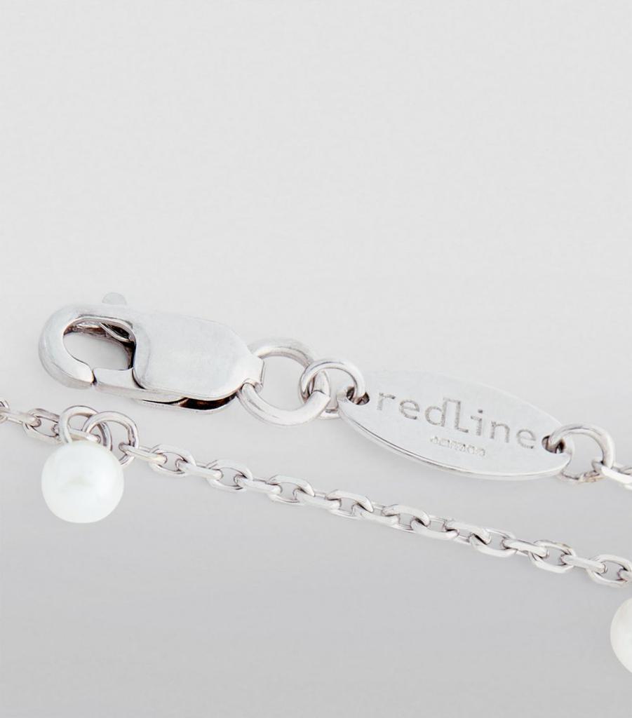 商品Redline|White Gold and Pearl Milakoya Bracelet,价格¥4595,第7张图片详细描述