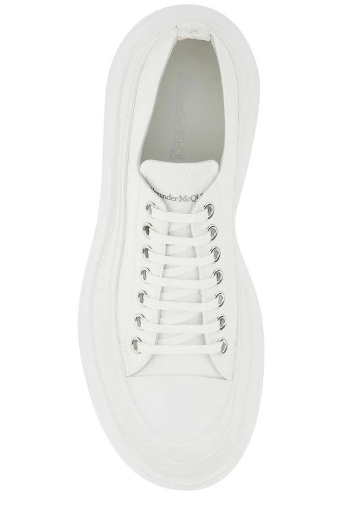 商品Alexander McQueen|Alexander McQueen Tread Sleek Lace-Up Sneakers,价格¥2845-¥3939,第3张图片详细描述