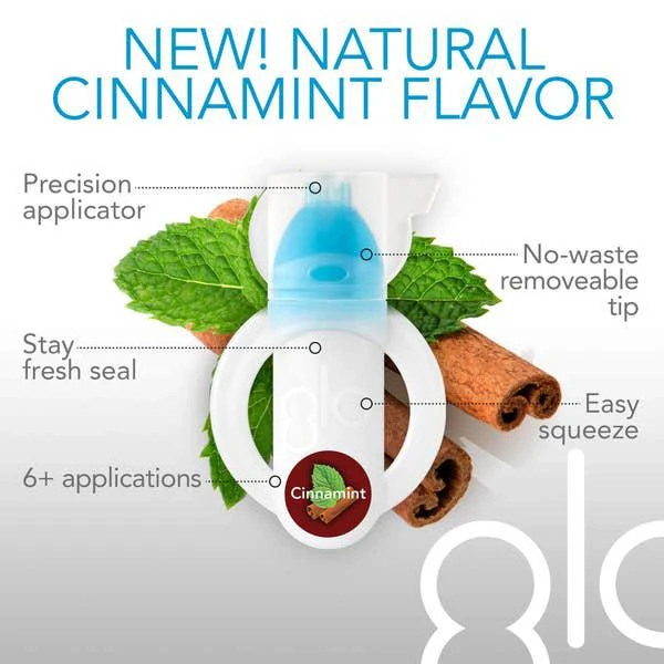 商品glo|GLO Science Teeth Whitening Glo Vials - Cinnamint (3 Pack),价格¥195,第4张图片详细描述