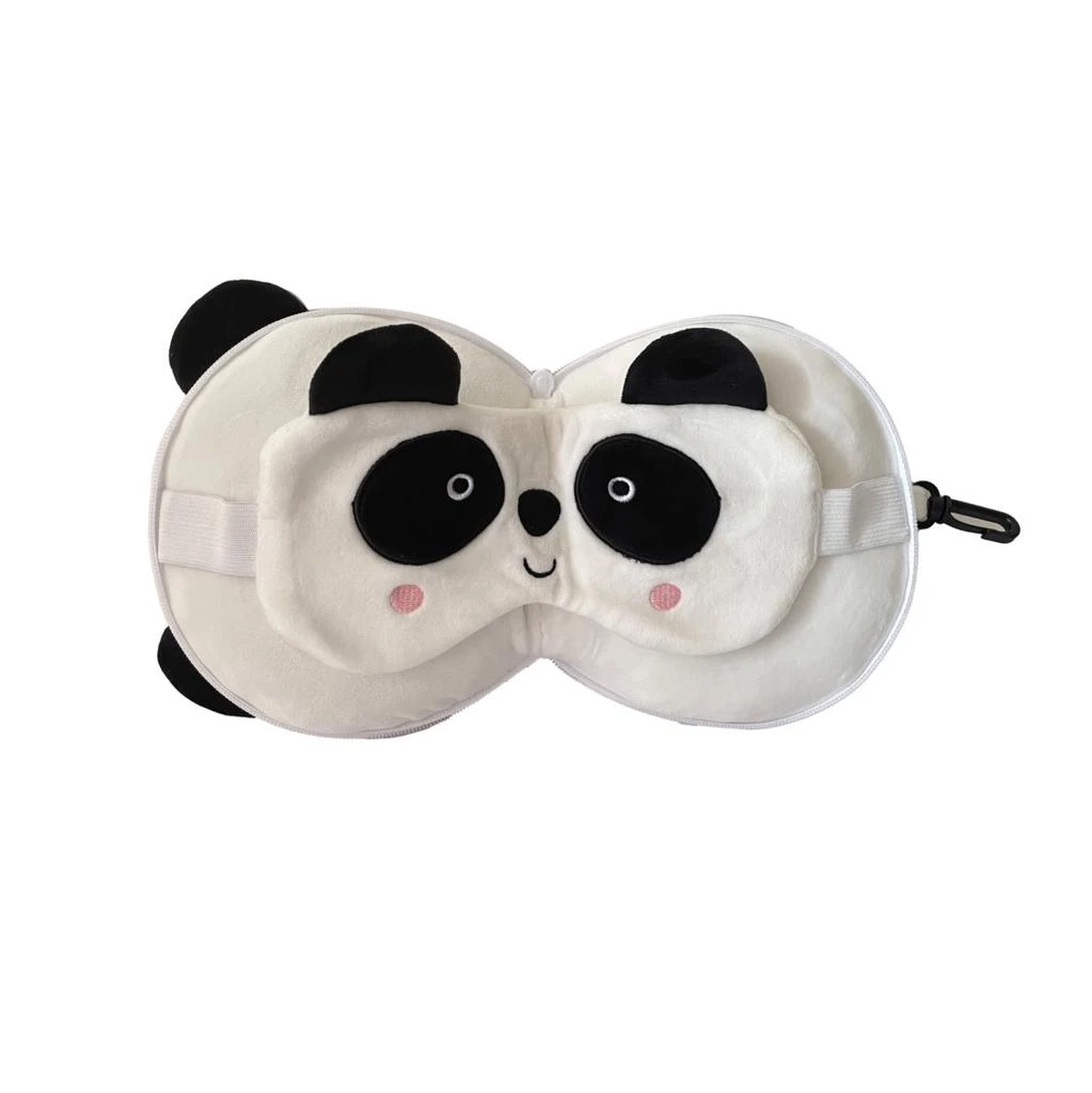 Kids 2-in-1 Travel Pillow And Eye Mask Animal Plush Soft Eye Mask Blindfold For Sleeping 商品
