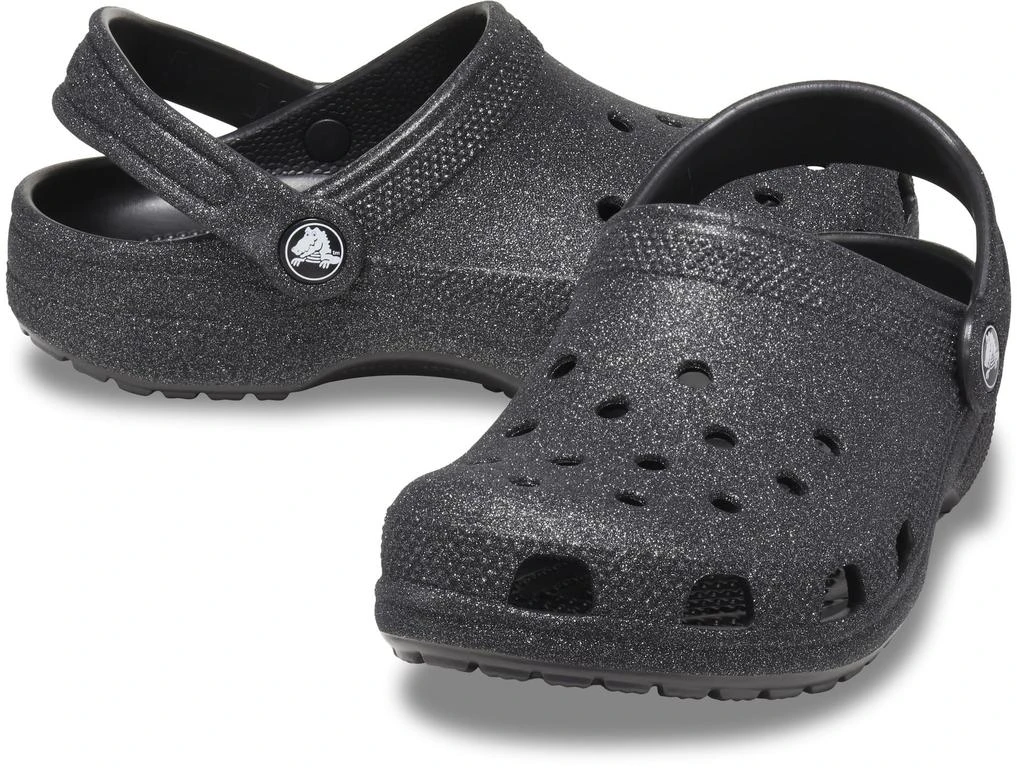 商品Crocs|Classic Glitter Clogs (Little Kid/Big Kid),价格¥189,第1张图片