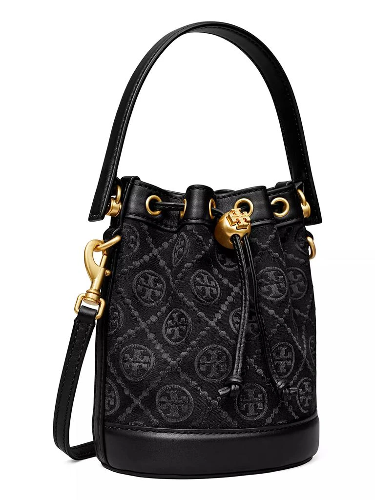 商品Tory Burch|Mini T Monogram Bucket Bag,价格¥2766,第3张图片详细描述