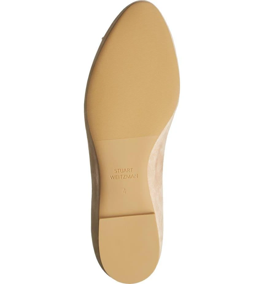 商品Stuart Weitzman|Gabby Leather Ballet Flat - Multiple Widths Available,价格¥1281,第5张图片��详细描述