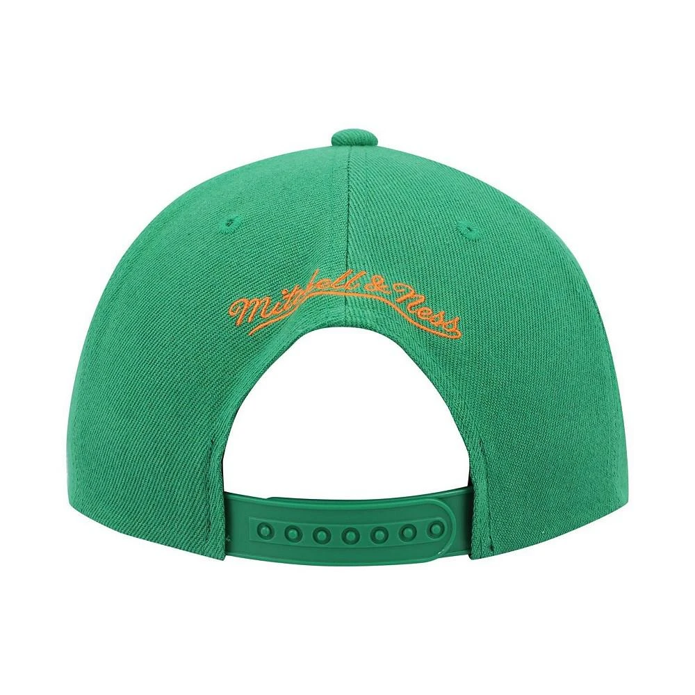 商品Mitchell & Ness|Men's Green New York Knicks 50th Anniversary Like Mike Snapback Hat,价格¥203,第4张图片详细描述