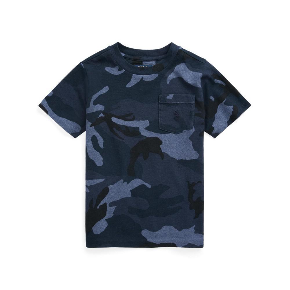 商品Ralph Lauren|Little Boys Camo Pocket T-shirt,价格¥181,第1张图片