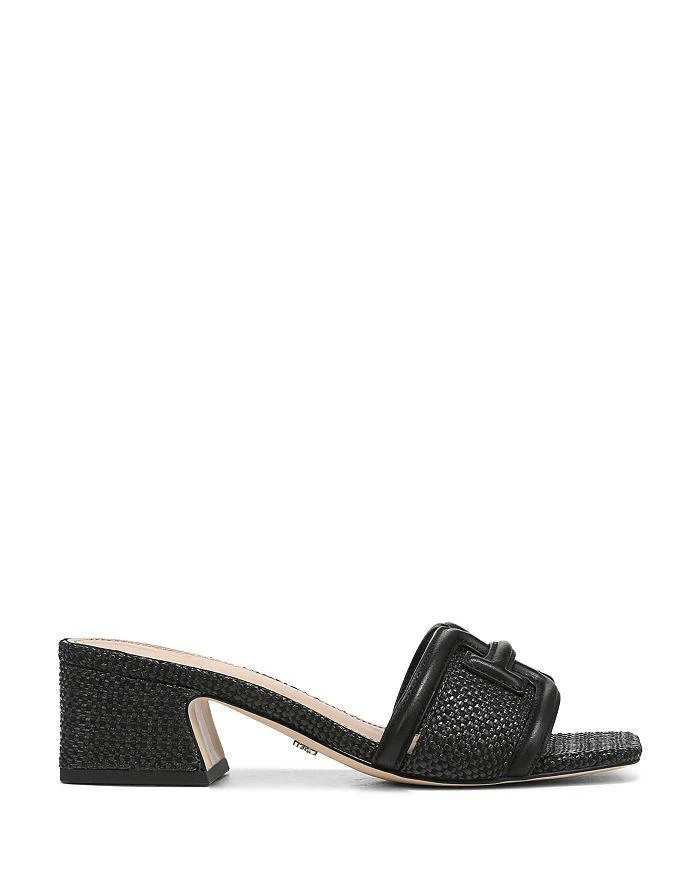 商品Sam Edelman|Women's Waylon Square Toe Logo Block Heel Sandals,价格¥983,第2张图片详细描述