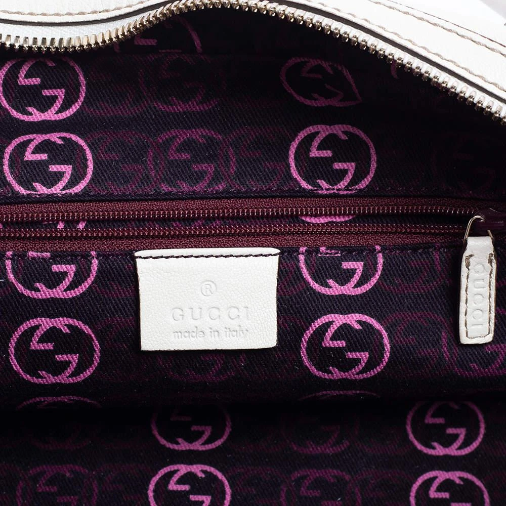 Gucci White Leather Princy Duffel Bag 商品