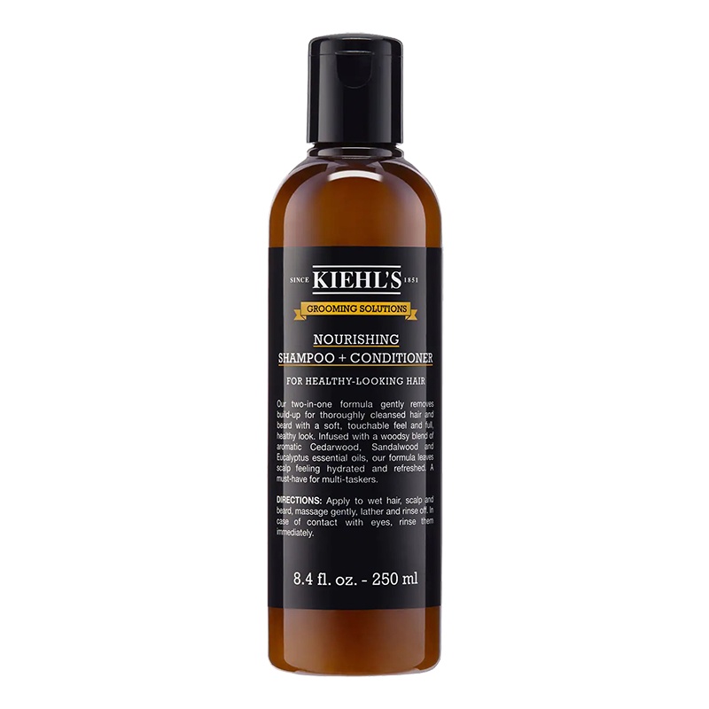 商品Kiehl's|科颜氏男士绅士理容控油清爽洗发水护发素二合一 250ml,价格¥179,第1张图片