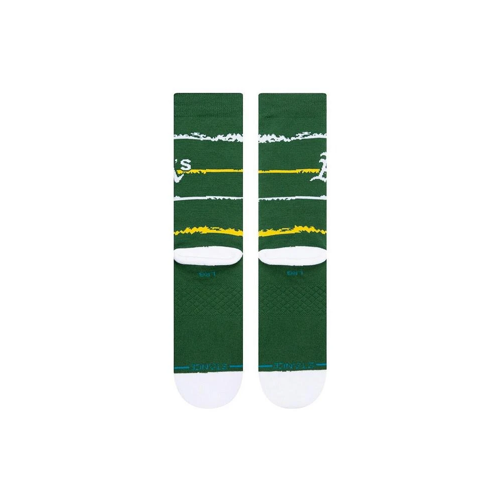 商品Stance|Men's Oakland Athletics Chalk Crew Socks,价格¥128,第3张图片详细描述