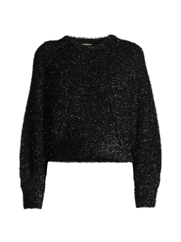 商品Tahari|Metallic Tinsel Sweater,价格¥494,第7张图片详细描述