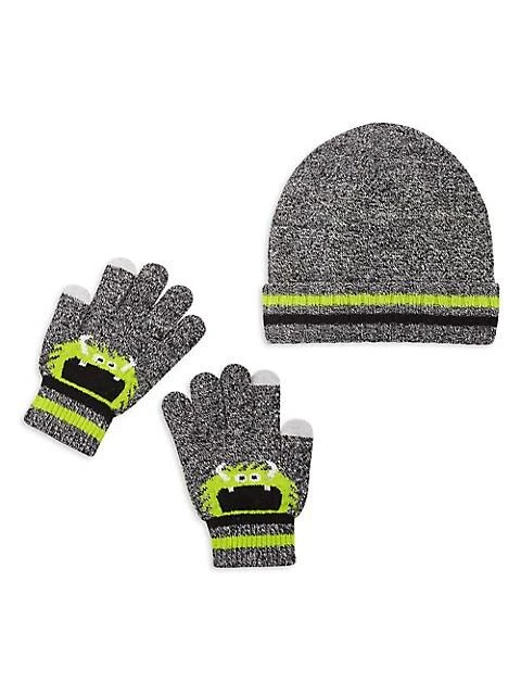 商品Andy & Evan|Boy's Printed Hat & Glove 2-Piece Set,价格¥217,第2张图片详细描述