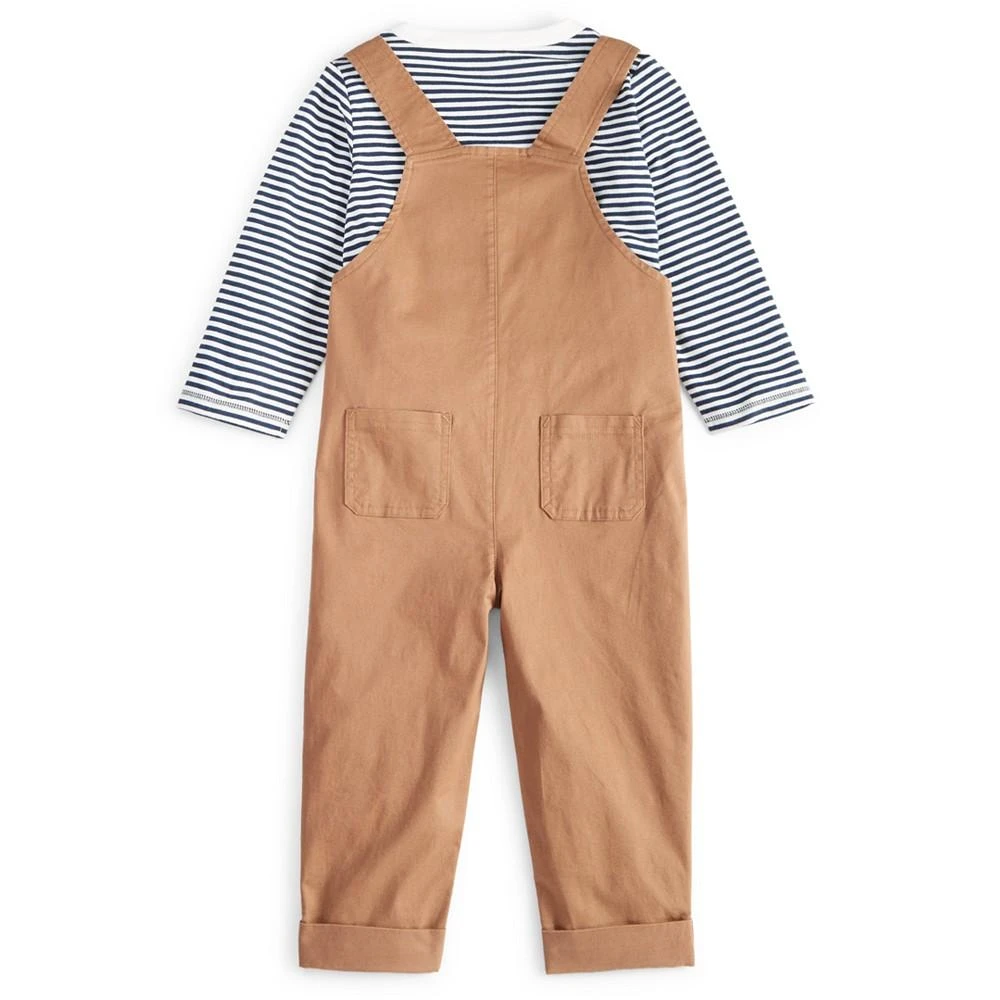 商品First Impressions|Baby Boys Fox Overalls and T Shirt, 2 Piece Set, Created for Macy's,价格¥140,第2张图片详细描述