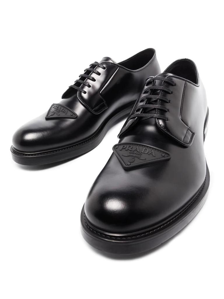 商品Prada|PRADA triangle logo derby shoes,价格¥5655,第4张图片详细描述