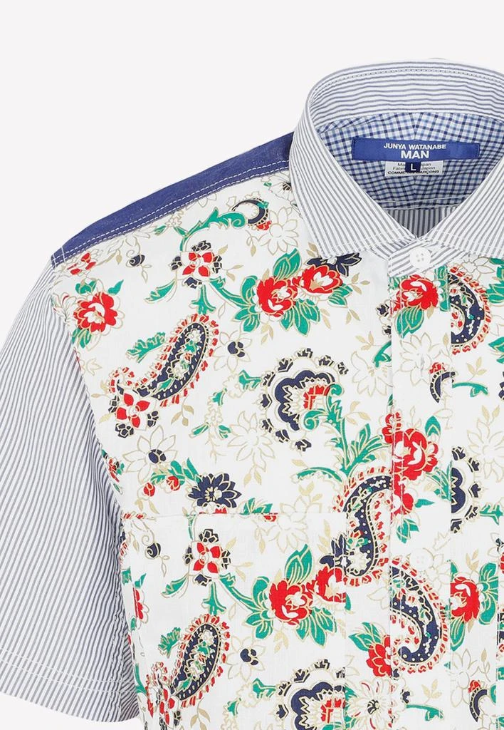 商品Junya Watanabe|Floral Print Short-Sleeved Shirt,价格¥2538,第3张图片详细描述