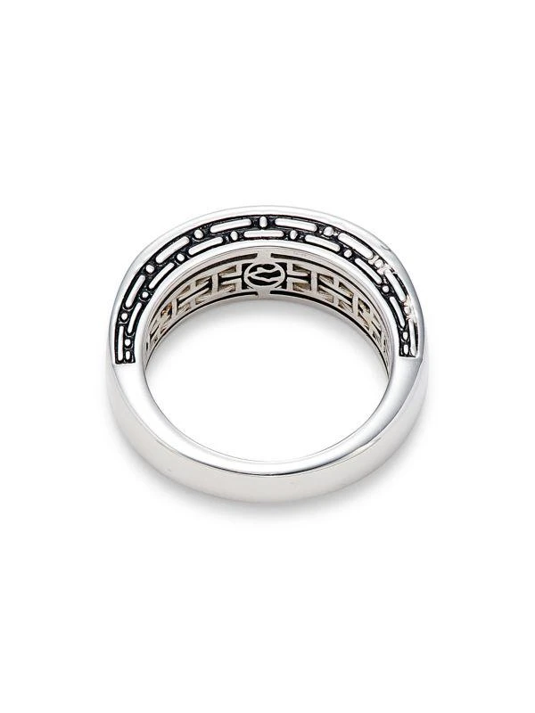商品Effy|​Sterling Silver, 18K Yellow Gold & Sapphire Band Ring,价格¥3326,第3张图片详细描述