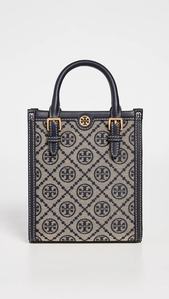 商品Tory Burch|汤丽柏琦  T Monogram迷你提花托特包,价格¥2240,第1张图片