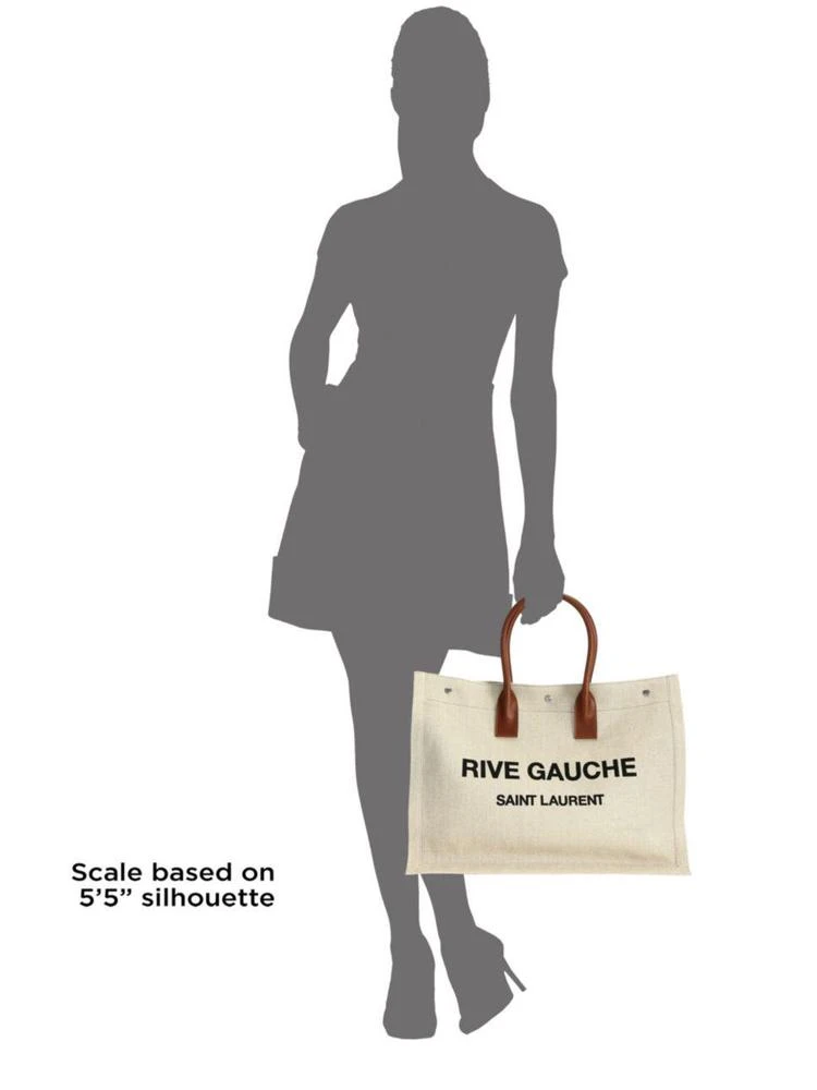 商品Yves Saint Laurent|Rive Gauche Linen Tote,价格¥7868,第3张图片详细描述