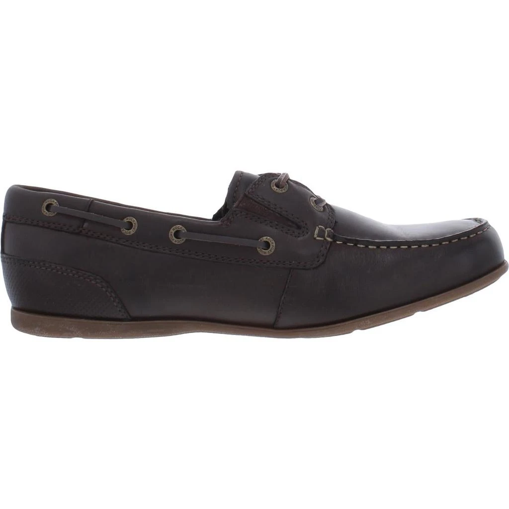 商品Rockport|Rockport Mens Malcom Camp Moc Leather Lace-Up Lace Up Flats,价格¥220,第2张图片详细描述