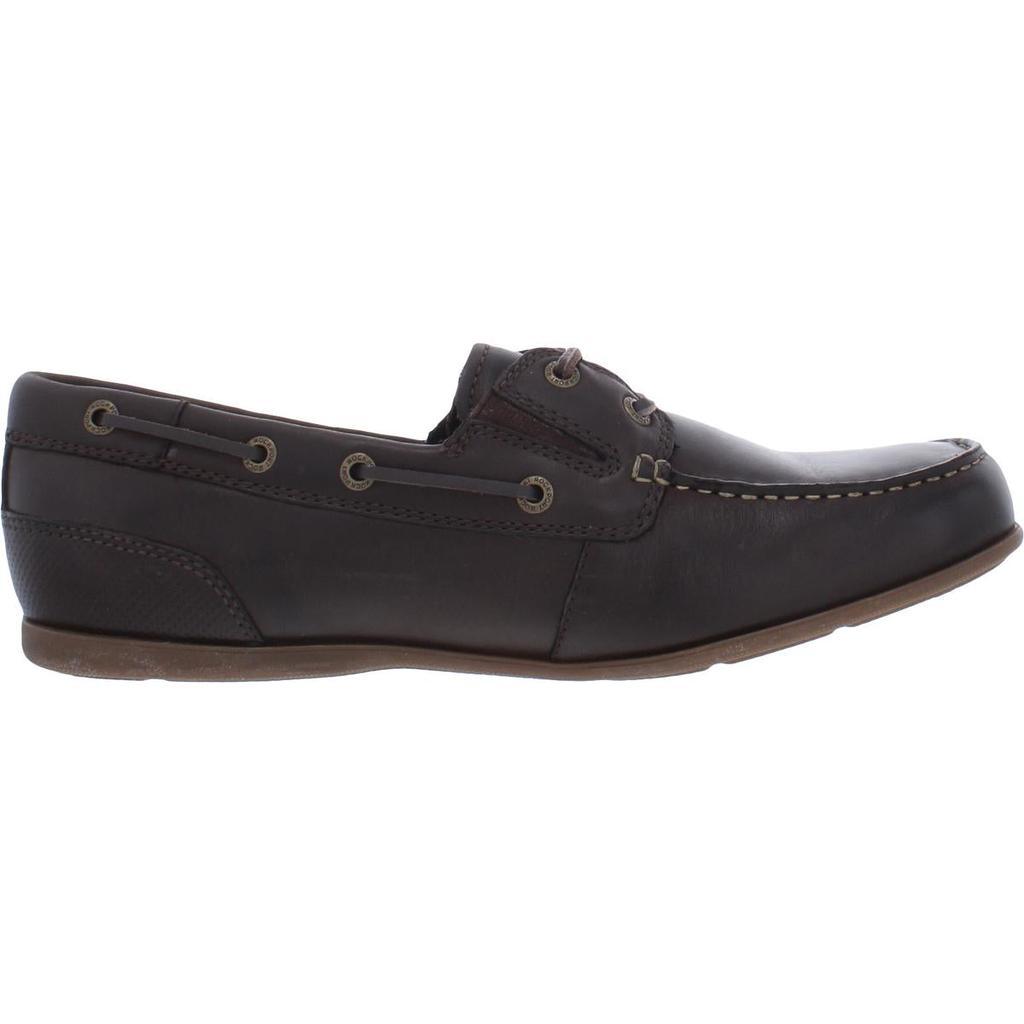 商品Rockport|Rockport Mens Malcom Camp Moc Leather Lace-Up Lace Up Flats,价格¥474,第4张图片详细描述