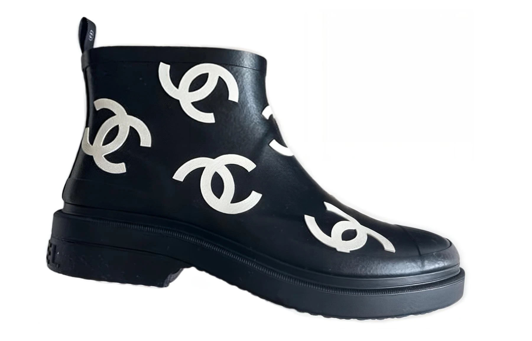 商品[国内直发] Chanel|香奈儿 舒适套脚 短靴 女款 黑色,价格¥19979,第3张图片详细描述