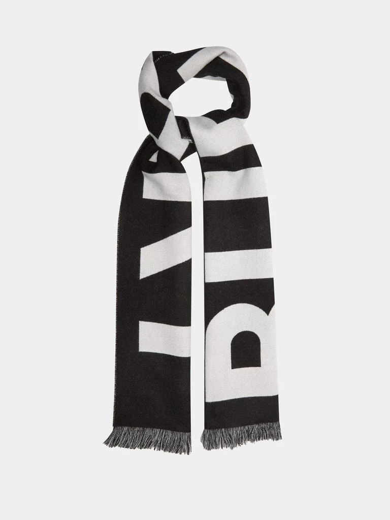 商品Burberry|Logo-jacquard wool scarf,价格¥2801,第1张图片