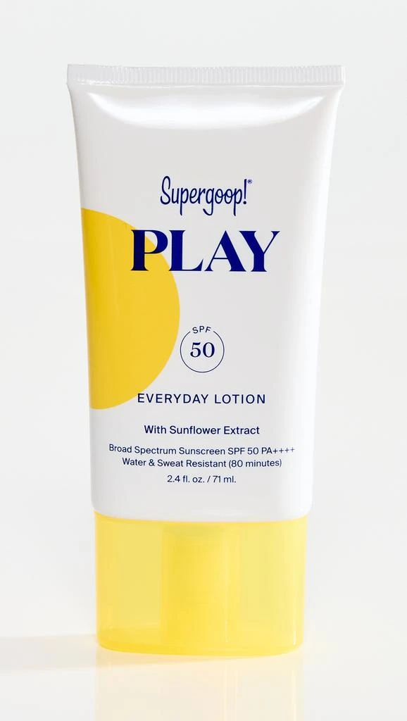 商品Supergoop|PLAY Everyday 向日葵提取物防晒霜 SPF 50,价格¥181,第1张图片