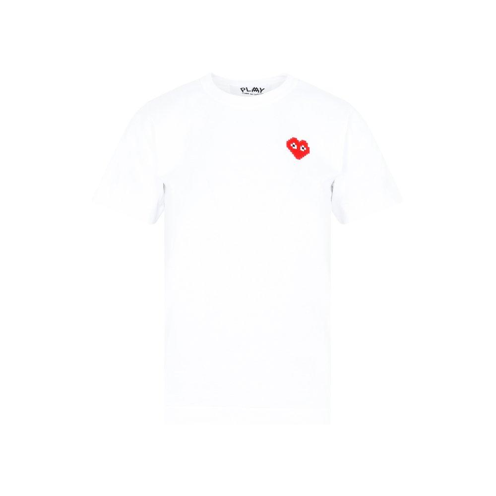 Comme des Garçons Play Crewneck Short-Sleeved T-Shirt商品第1张图片规格展示