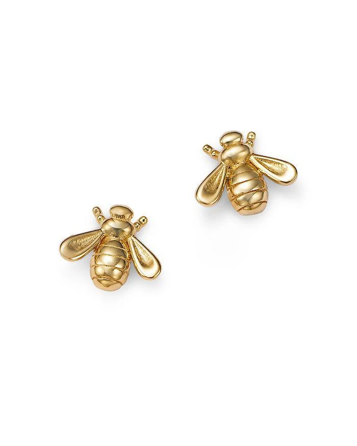 商品Moon & Meadow|14K Yellow Gold Bee Stud Earrings,价格¥1422,第1张图片