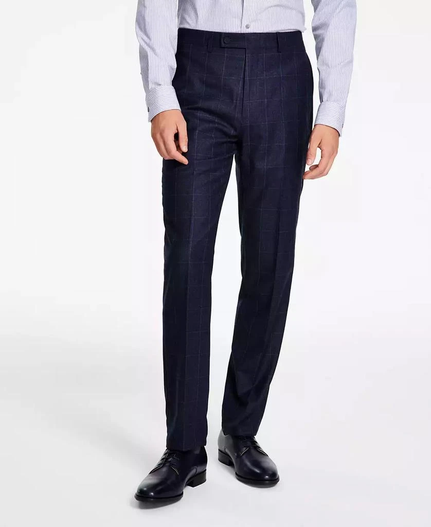 商品Calvin Klein|Men's Slim-Fit Wool-Blend Stretch Suit Pants,价格¥449,第2张图片详细描述